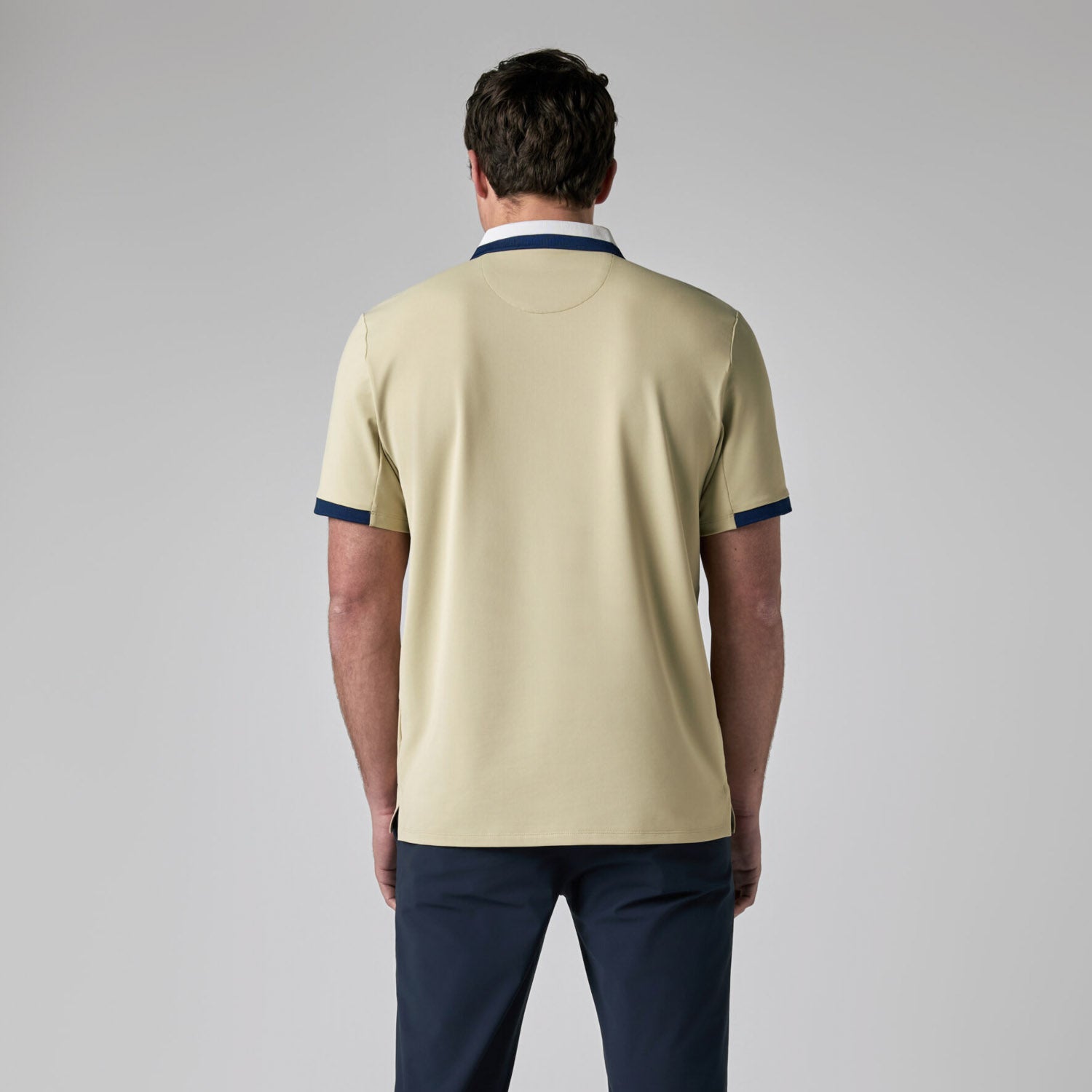 Legacy SS Striped Ribbed Collar