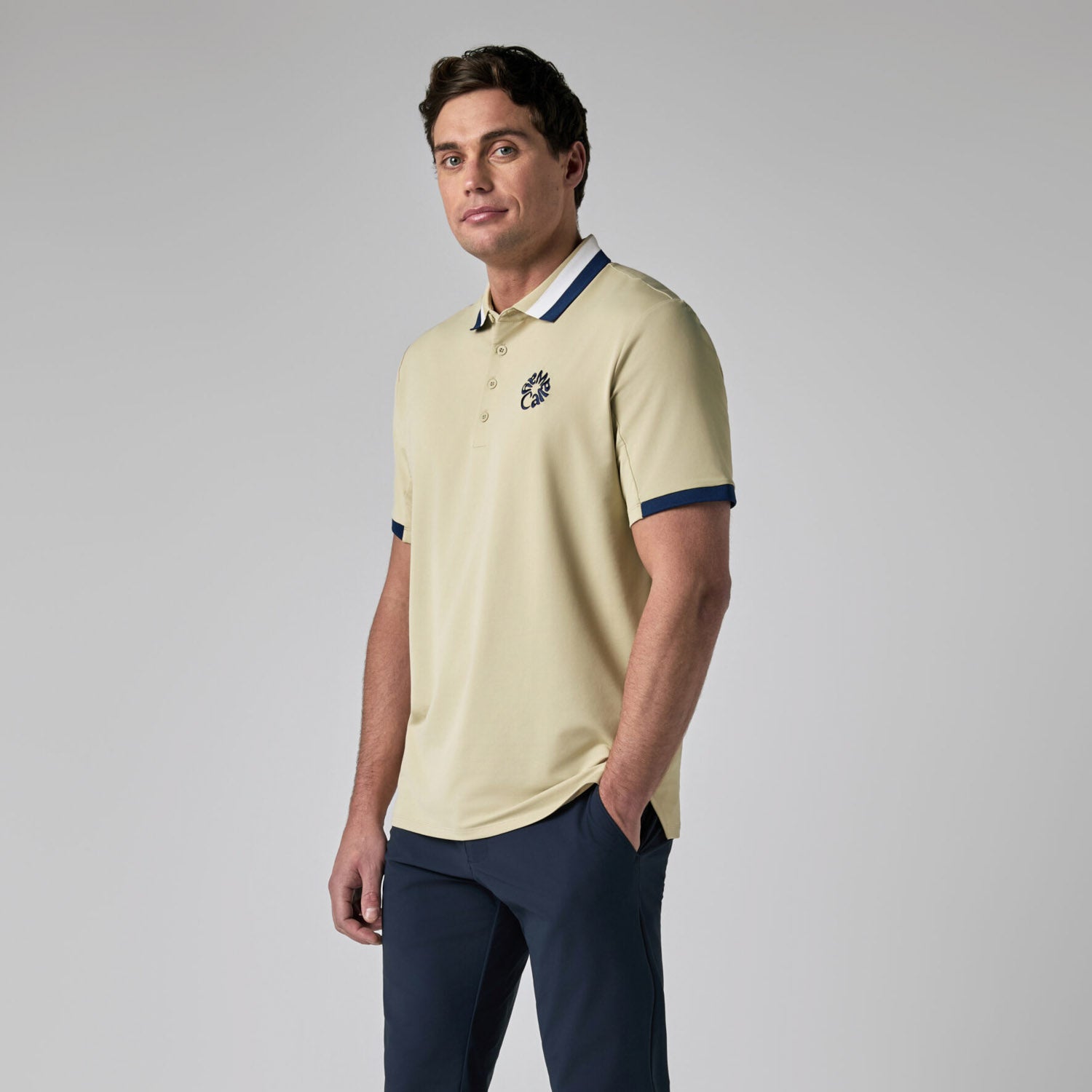 Legacy SS Striped Ribbed Collar
