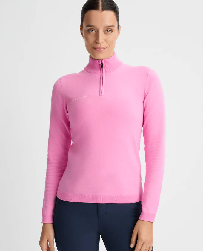 Kora Knitted Half Zip Peysa