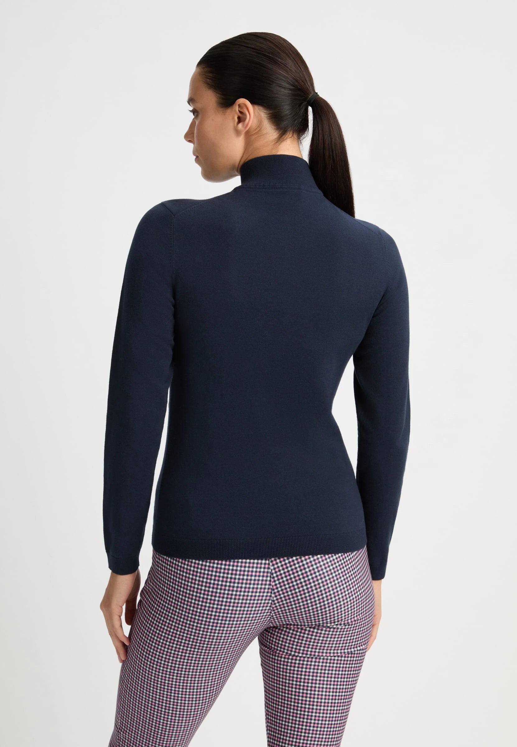 Kora Knitted Half Zip Peysa