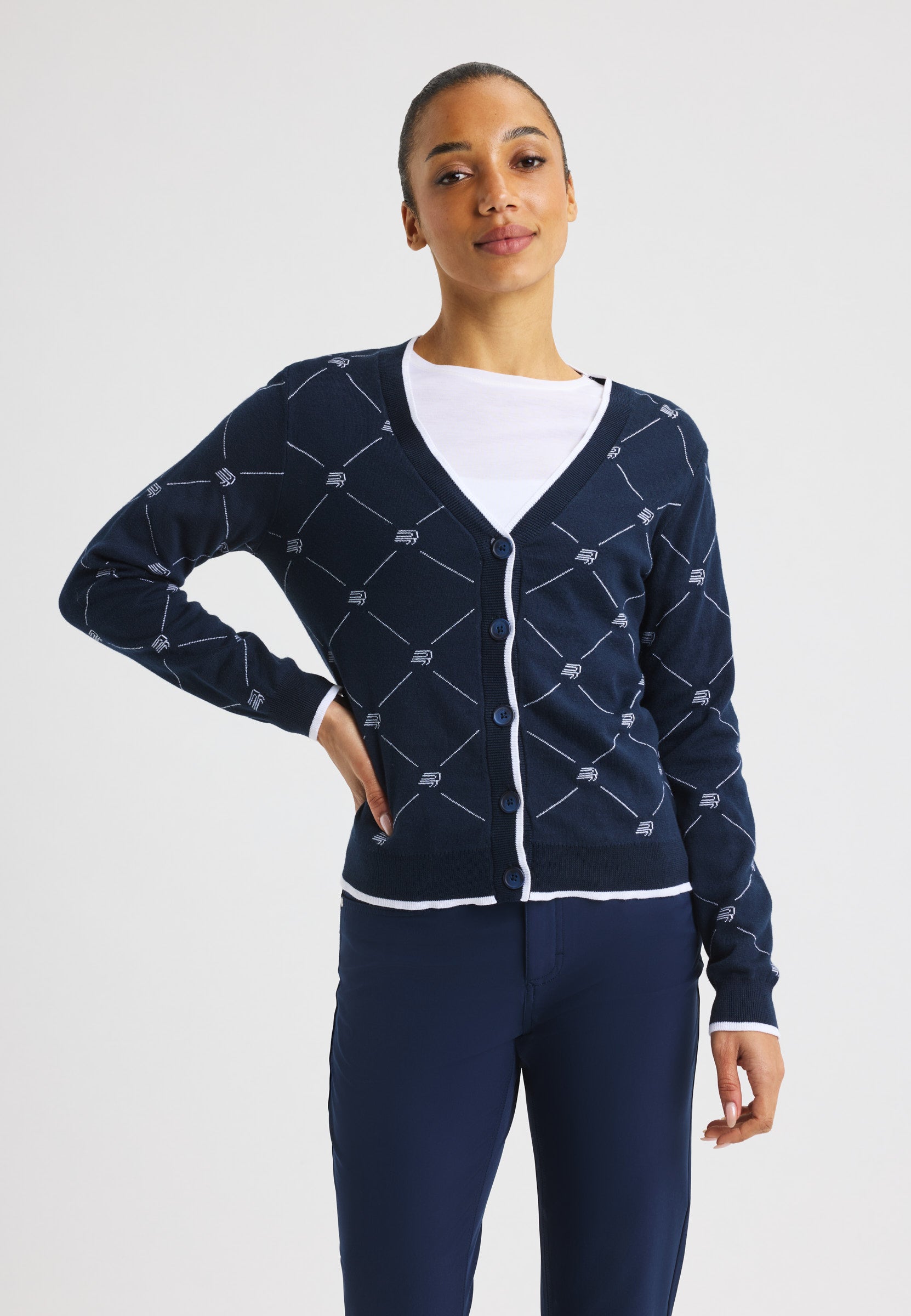 Röhnisch R Logo Cardigan