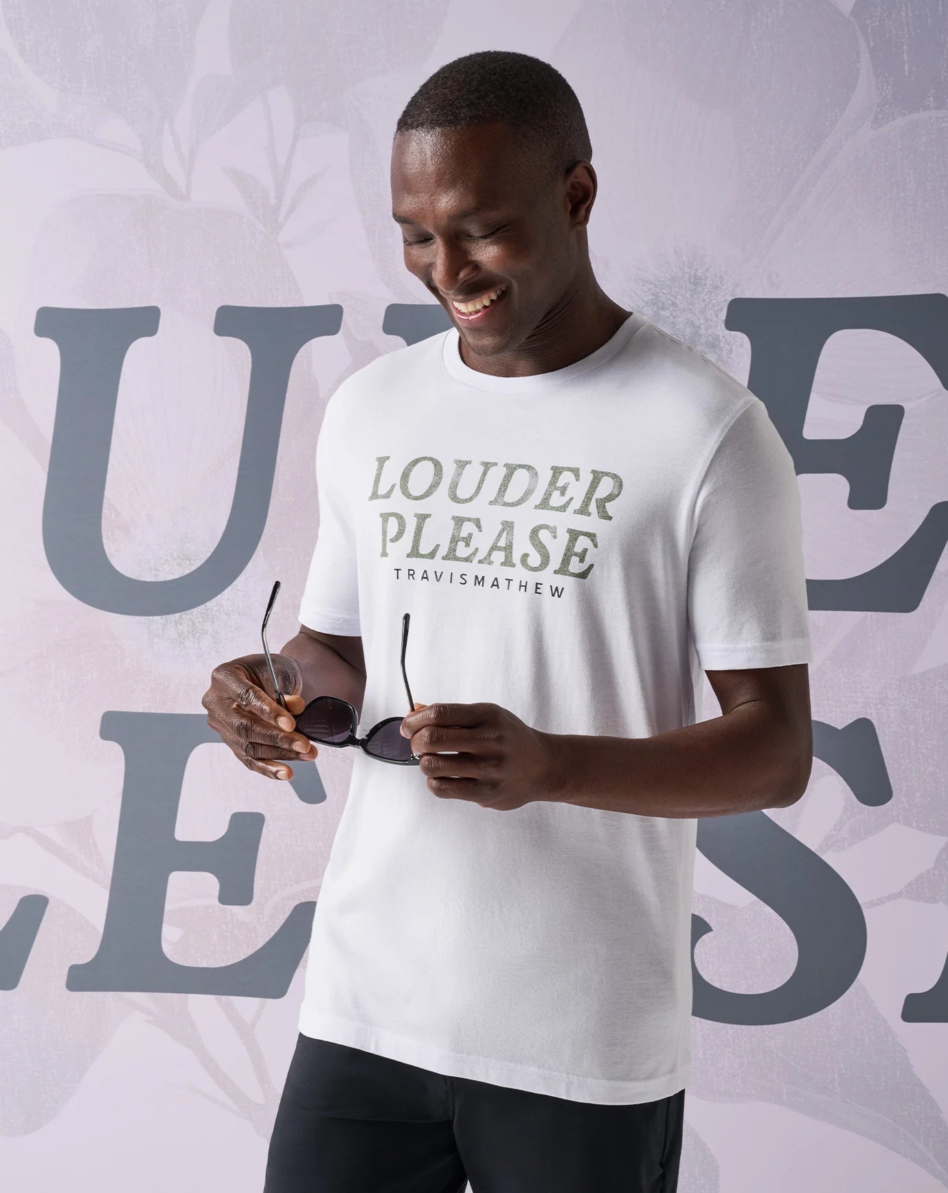 Travis Mathew Louder Please Tee