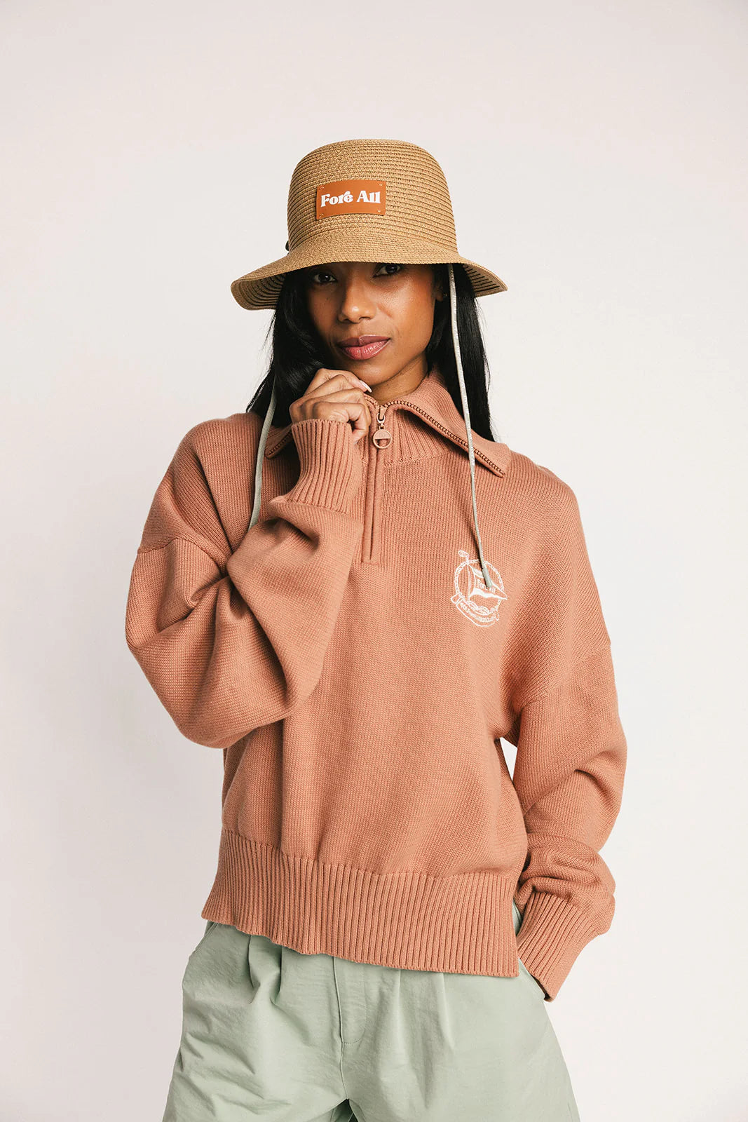 Fore All Nautical 1/4 Zip