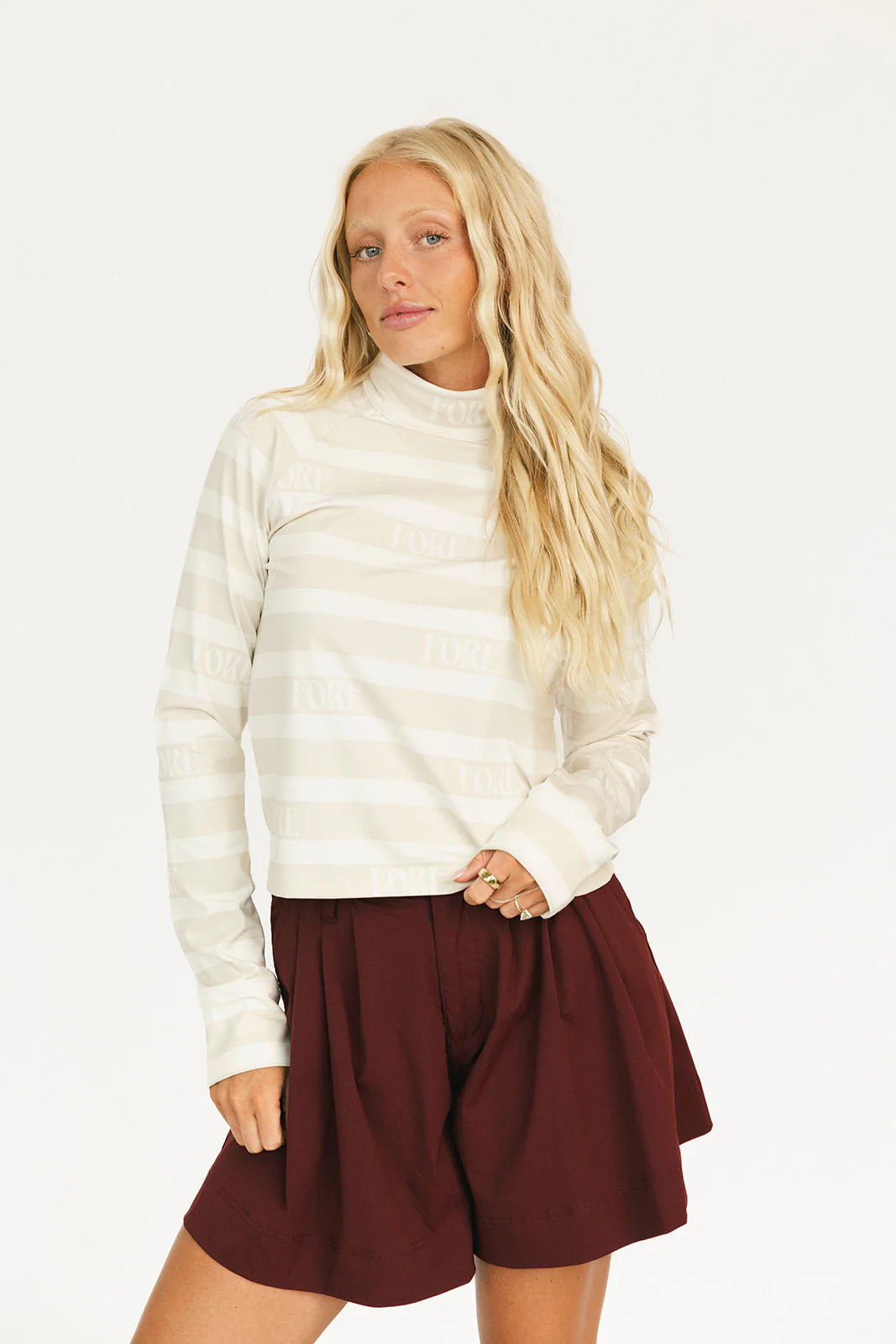 Fore All Lottie Mock Neck