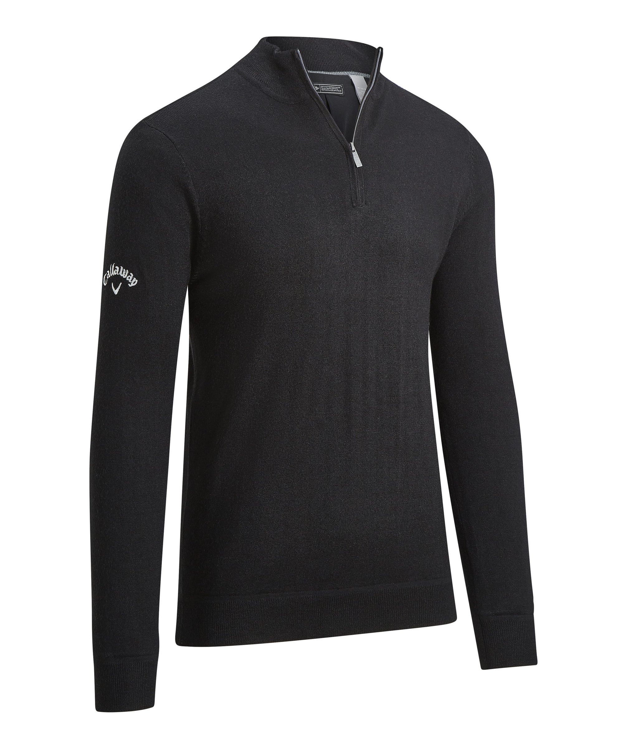 Callaway Longsleeve 1/4 Zip Mock Neck Merino Sweater