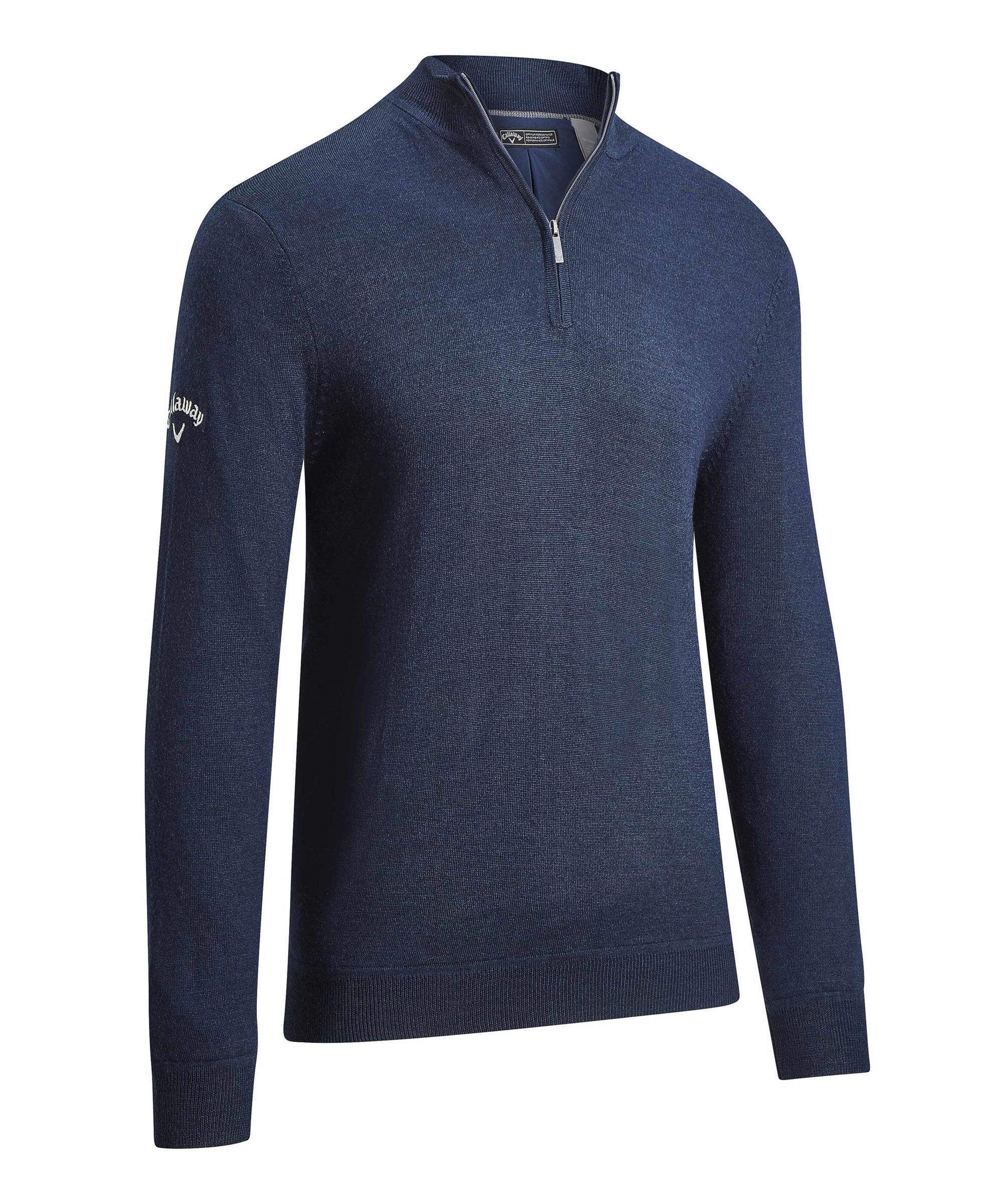 Callaway Longsleeve 1/4 Zip Mock Neck Merino Sweater