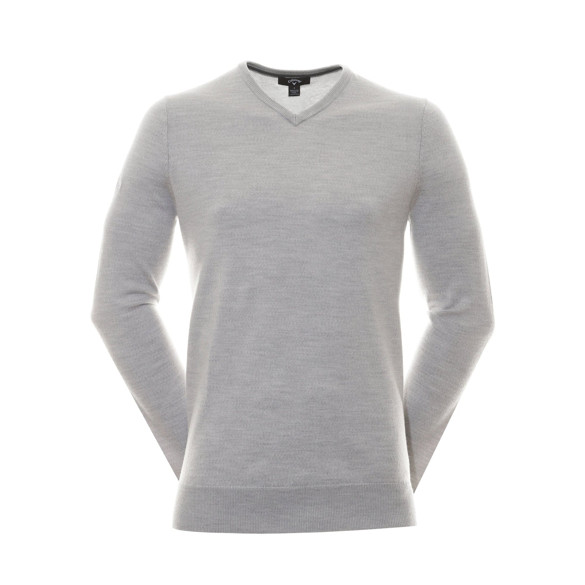 Callaway Grey Merino Wool Sweater