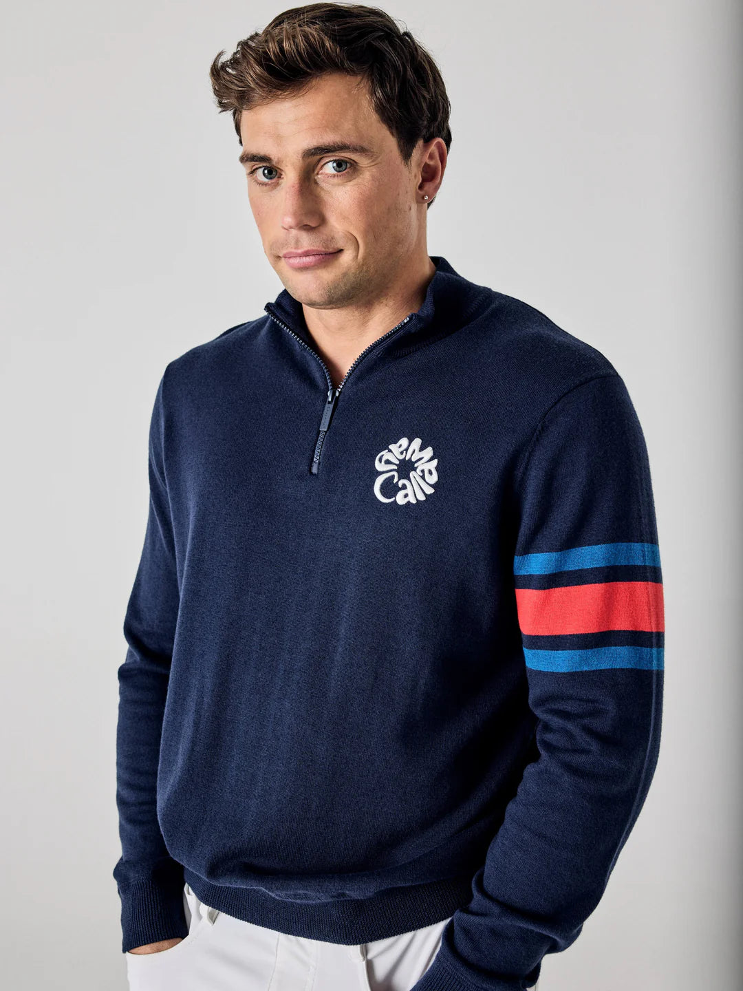 Callaway kk Peysa 1/4 Zip Medieval Blue