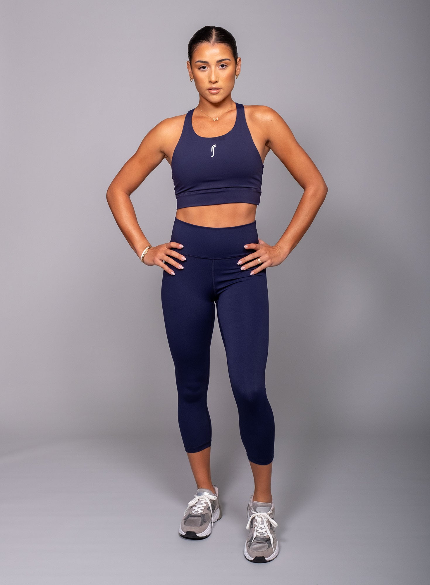 Stretch tech cropped leggings