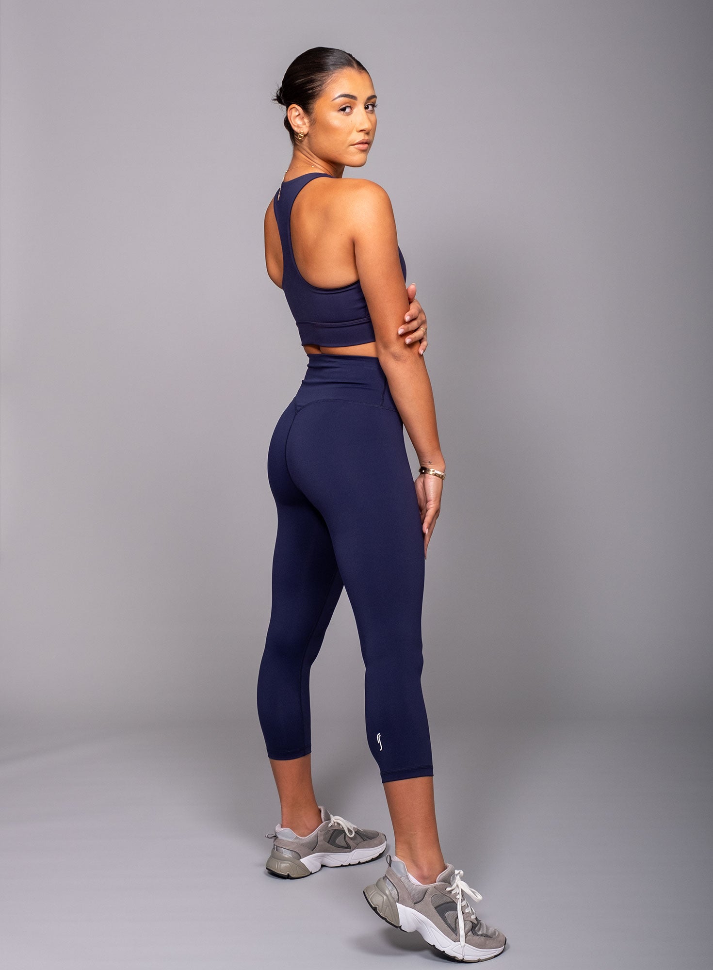 Stretch tech cropped leggings