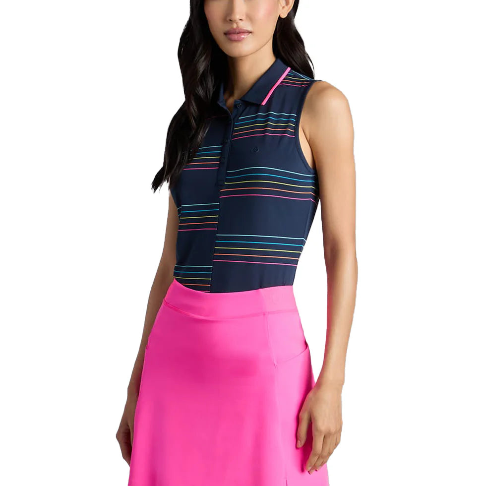 G/Fore Tech Pique Split Favourite Stripe