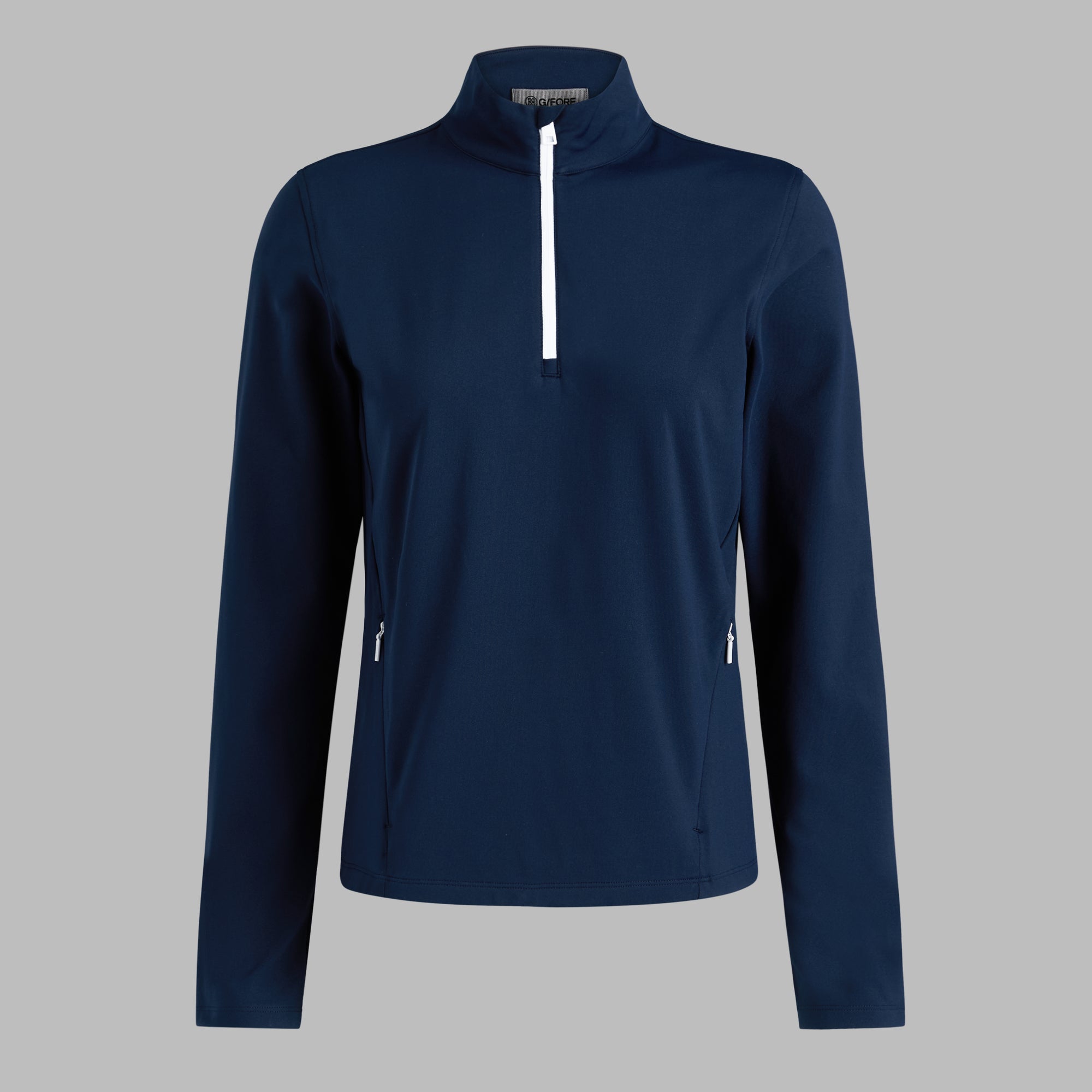 G/FORE LADIES BRUSHED BACK STRETCH QUARTER ZIP PULLOVER TWILIGHT