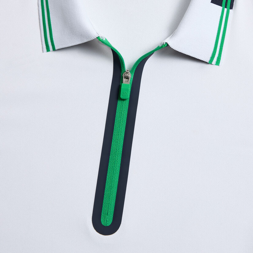 G/Fore Contrast Tech Pique Sleeveless Polo