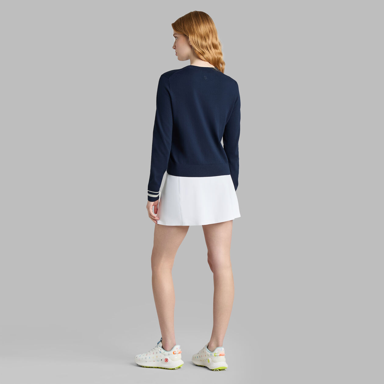 G/Fore Cooling Cotton Crewneck Sweater