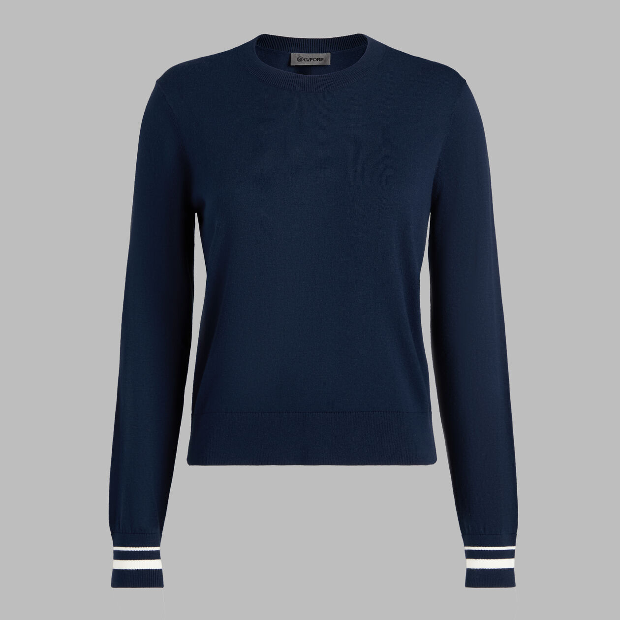 G/Fore Cooling Cotton Crewneck Sweater