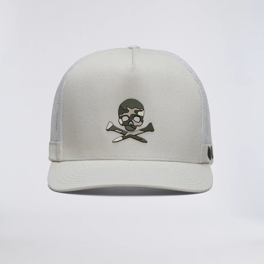 Camo Skull &amp; Tees Tall Trucker