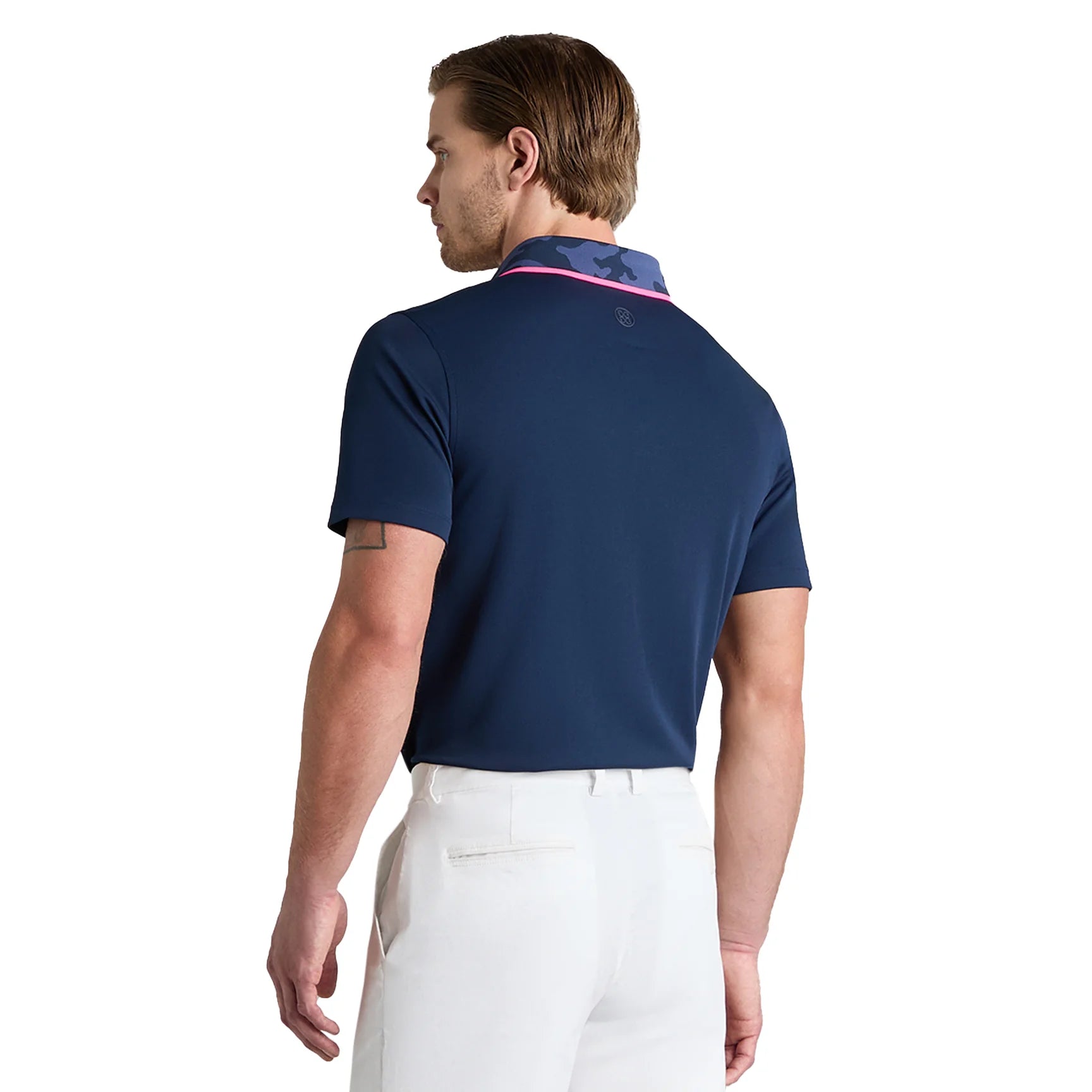 G/Fore Camo Collar Performance Pique Polo