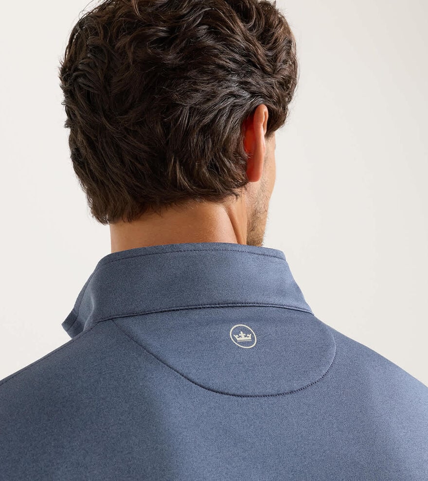 Peter Millar Perth Stretch Loop Terry Mel 1/4 Zip