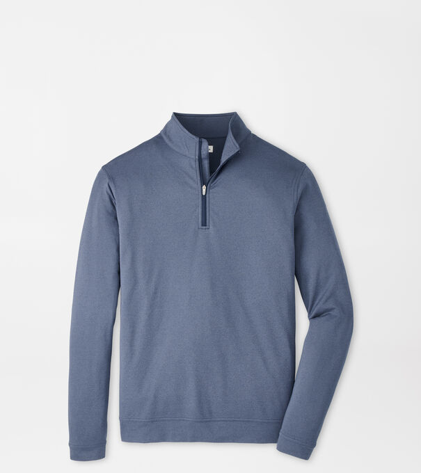 Peter Millar Perth Stretch Loop Terry Mel 1/4 Zip
