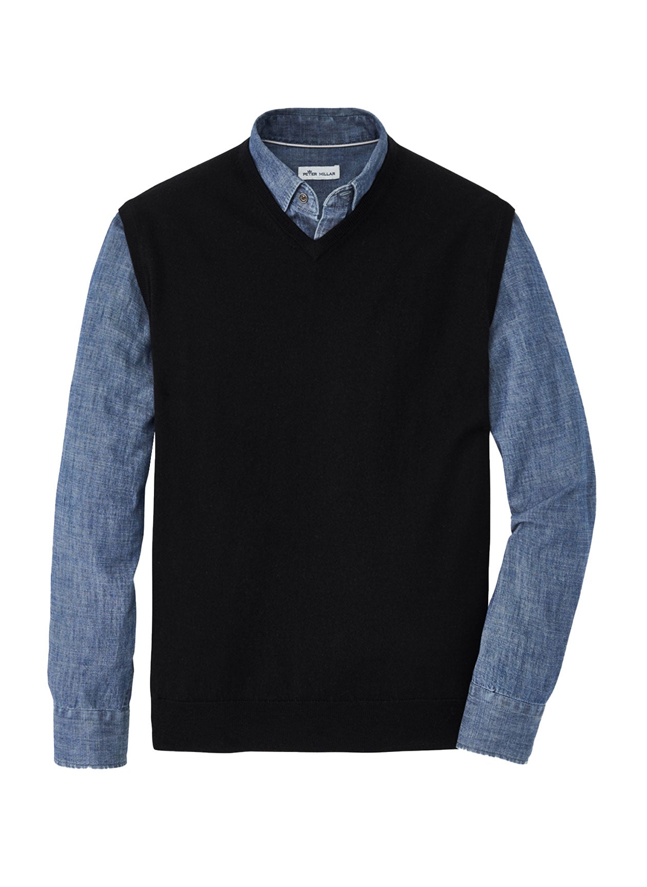 Peter Millar Vest Merino BLACK