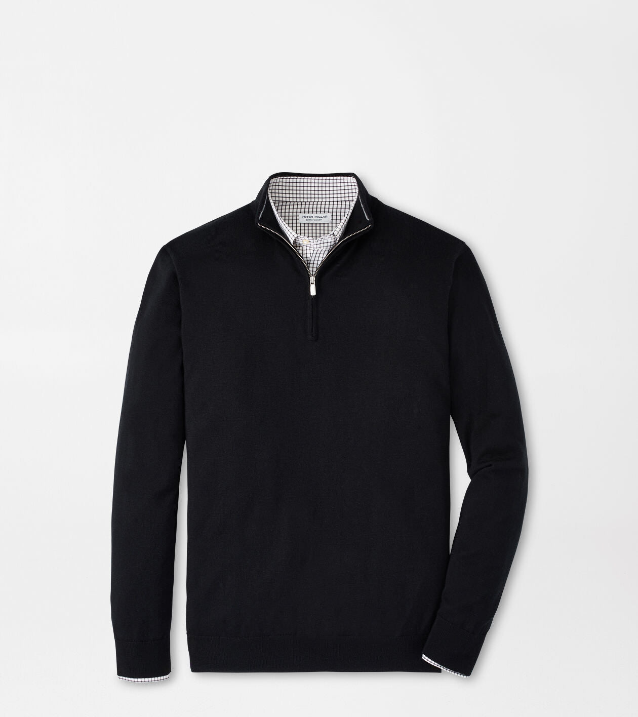 Peter Millar 1/4 Zip Sweater BLACK