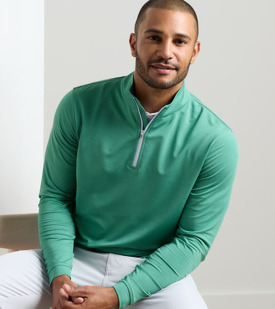 Peter Millar Perth Melange Performance 1/4 Zip