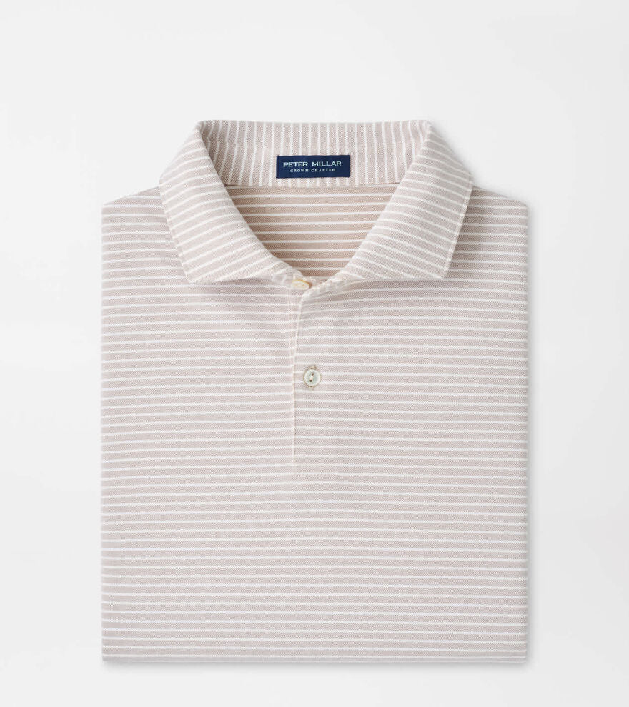Peter Millar Albatross Stripe Pique Polo