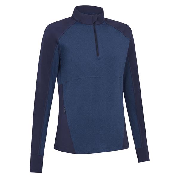 Callaway kvk lett elastic 1/4 zip peysa DARK NAVY