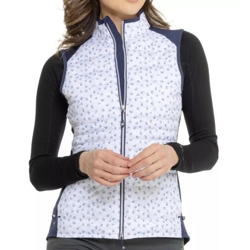 Peter Millar Fuse Hybrid Vest Paisley Open Court