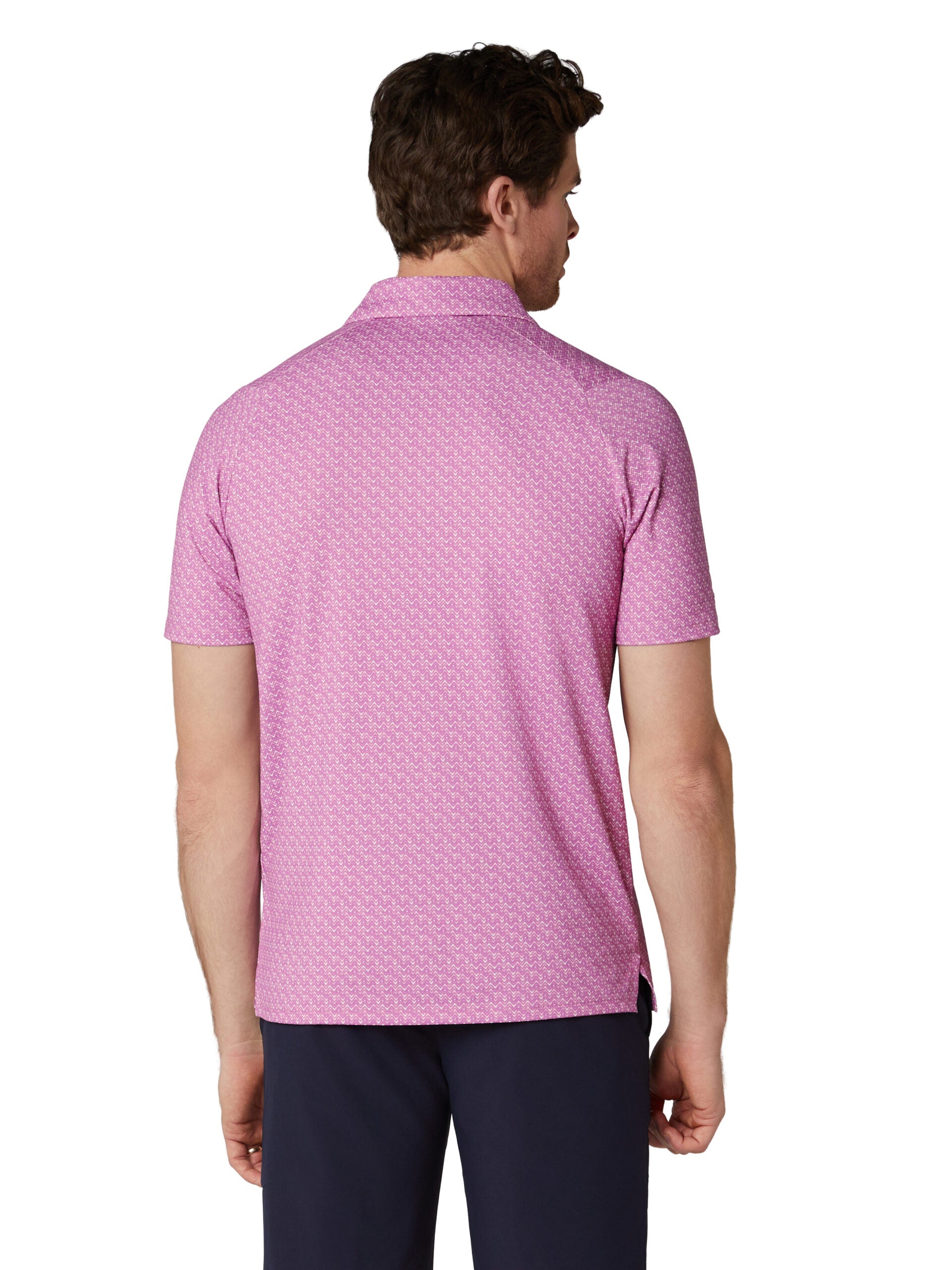 Callaway Timeless Chev Print Polo