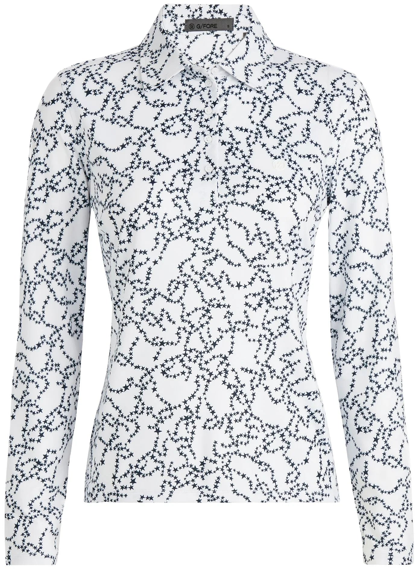 G/Fore Kv. Star Dust Long Sleeve Polo