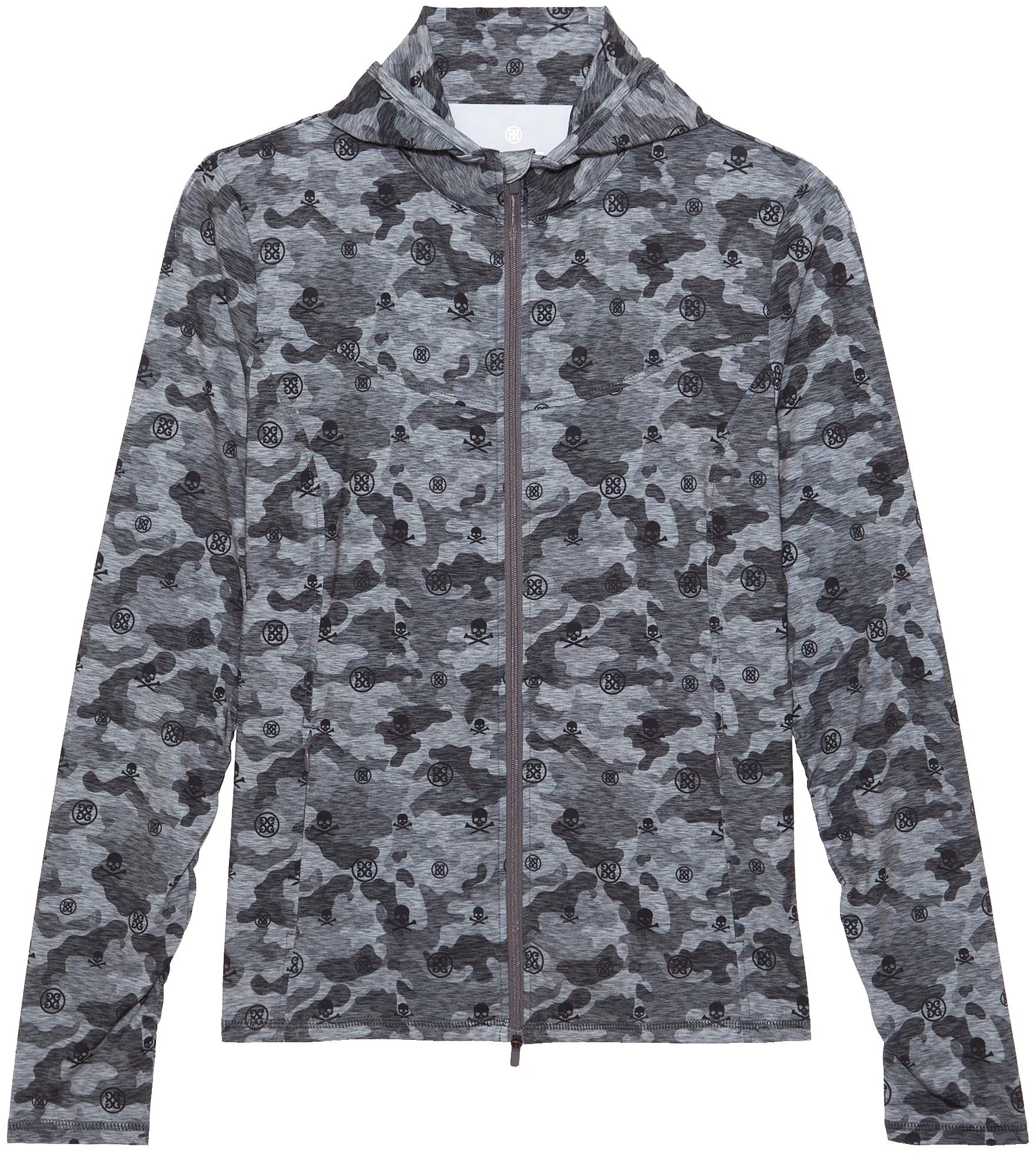 G/Fore Kv. Camo Print-Rennd Peysa CHGR
