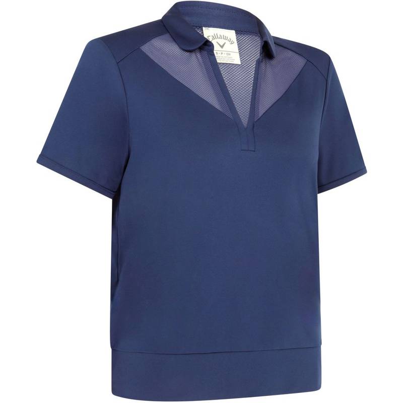 Callaway Mesh Detail Polo PEACOAT