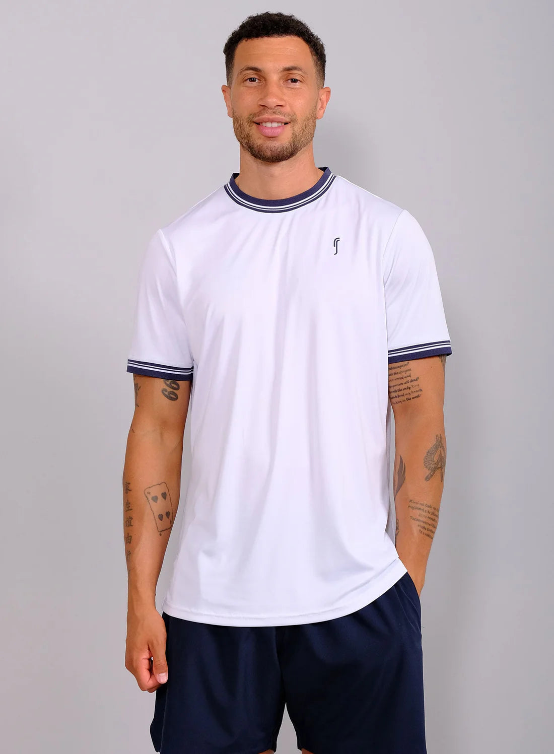 RS Sports Mens Performance Tee Crew Neck