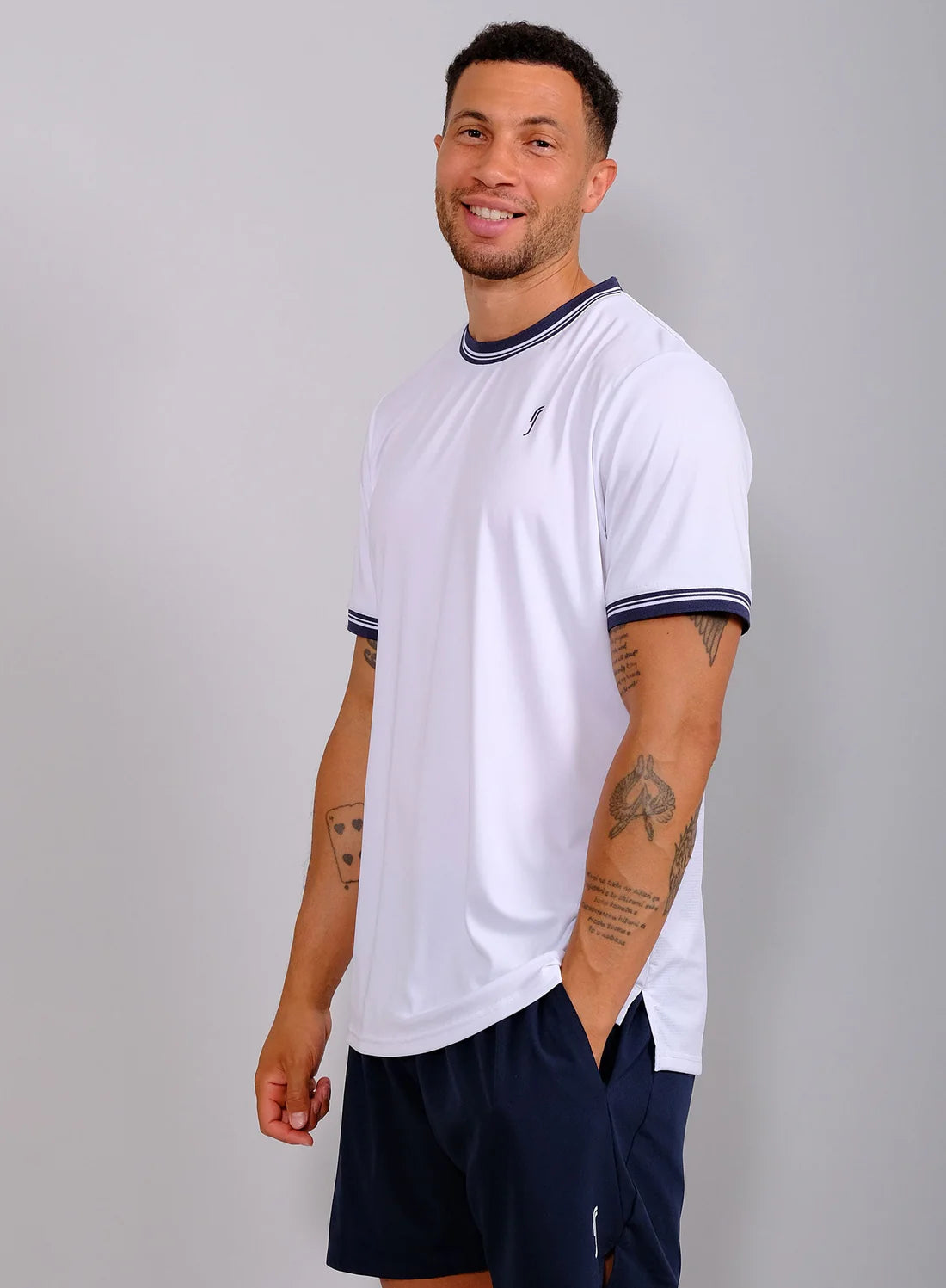 RS Sports Mens Performance Tee Crew Neck