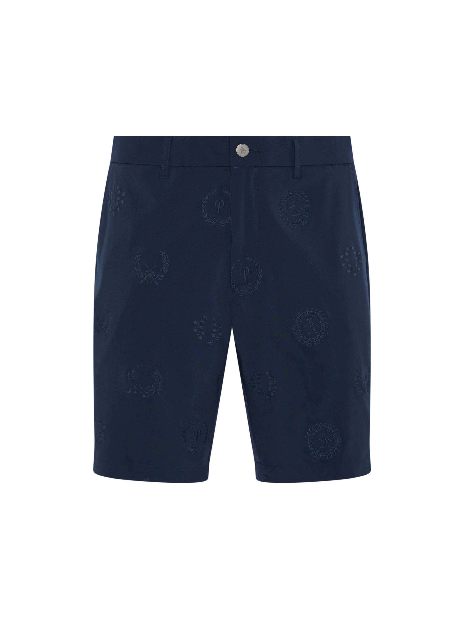 Penguin FF Victory Crest Embroided Shorts BLACK IRIS
