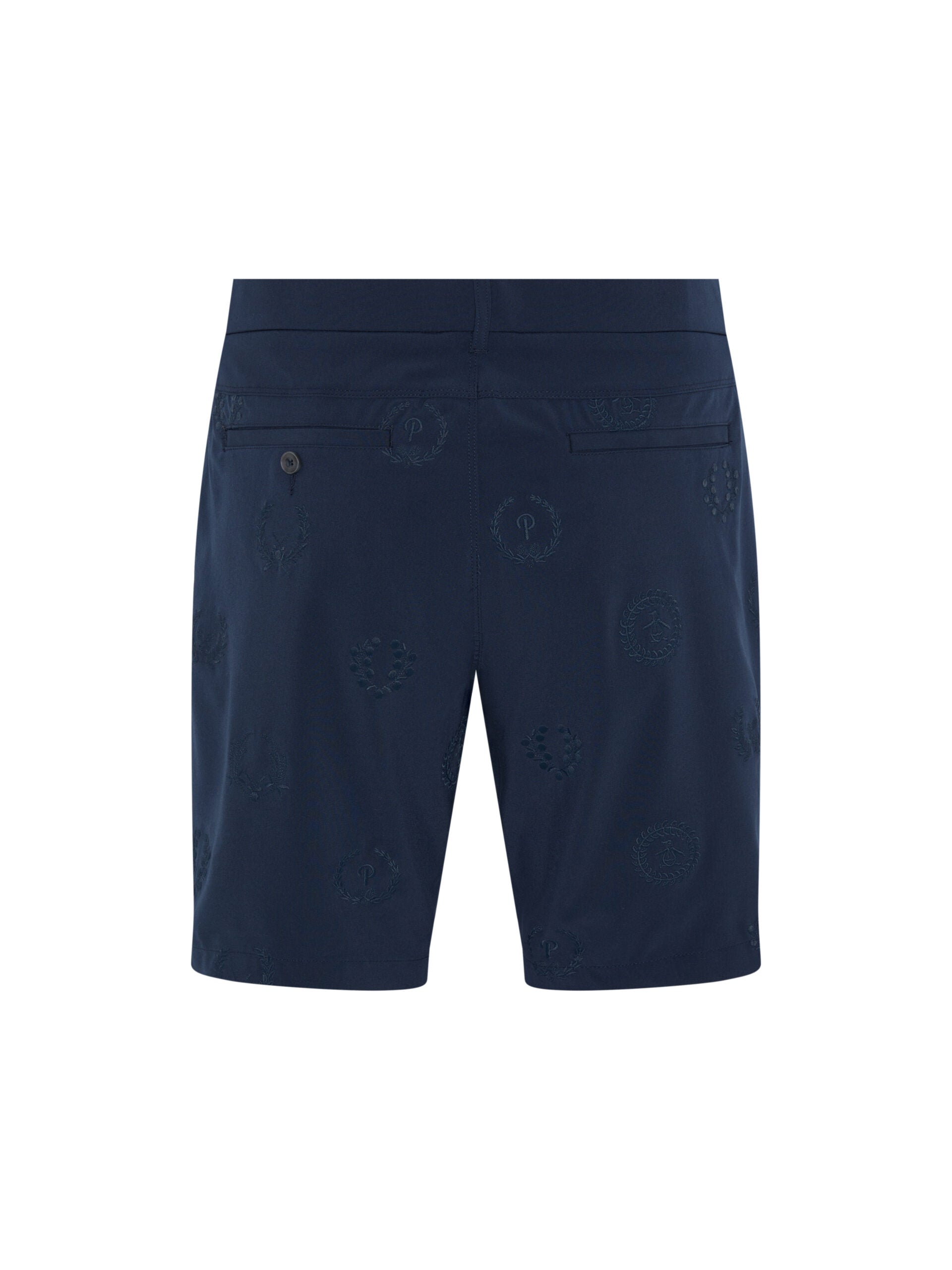 Penguin FF Victory Crest Embroided Shorts BLACK IRIS