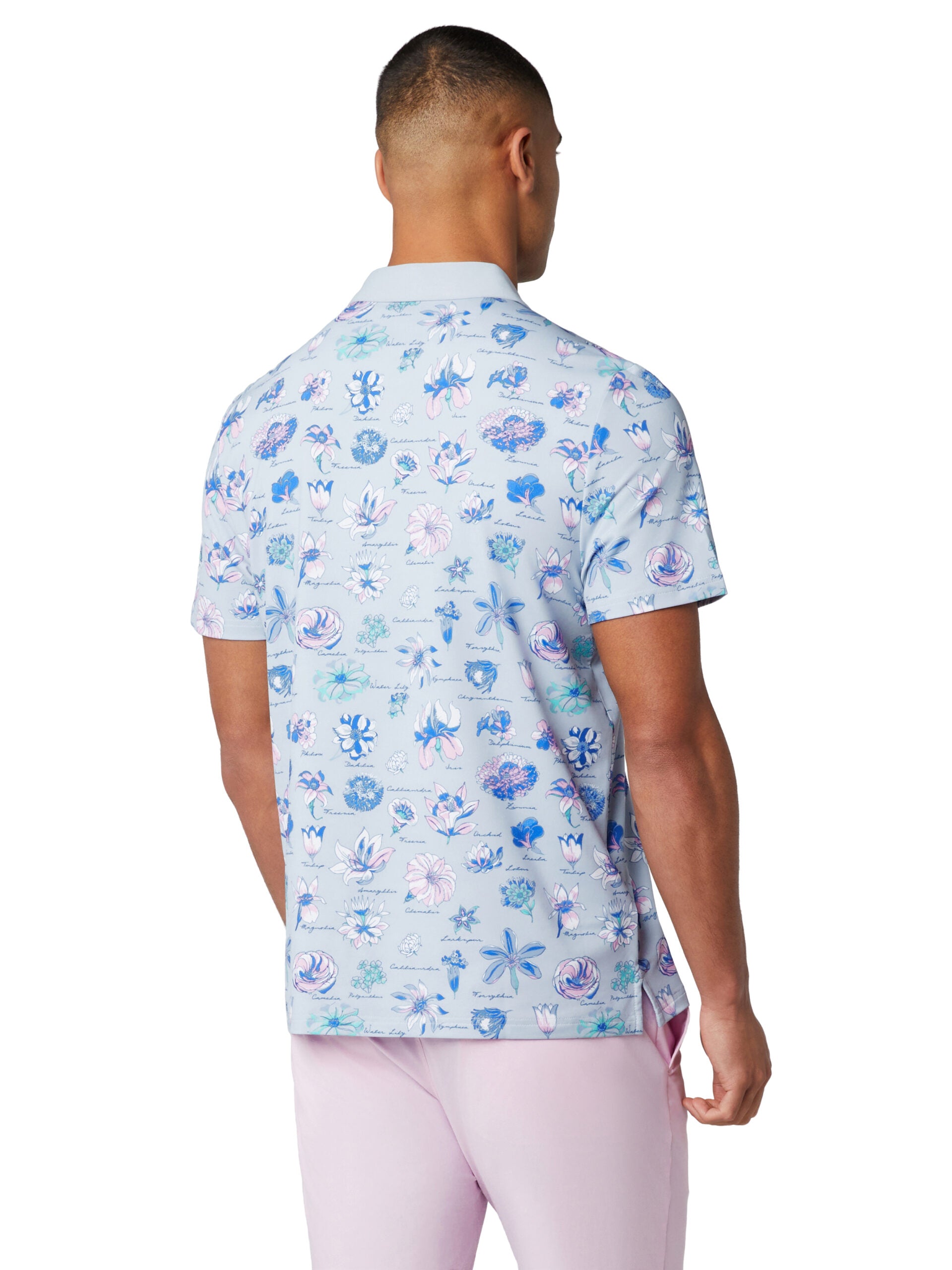 Penguin Textbook Floral Polo
