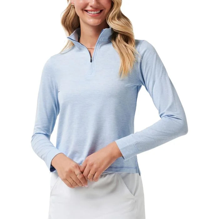 Travis Mathew Featherweight Active Zip COPEN BLUE